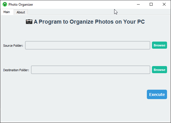 Image Organizer Program